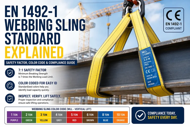 EN 1492-1 Webbing Sling Standard