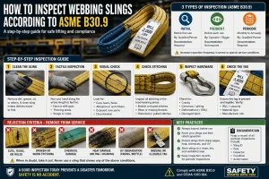 inspect webbing sling